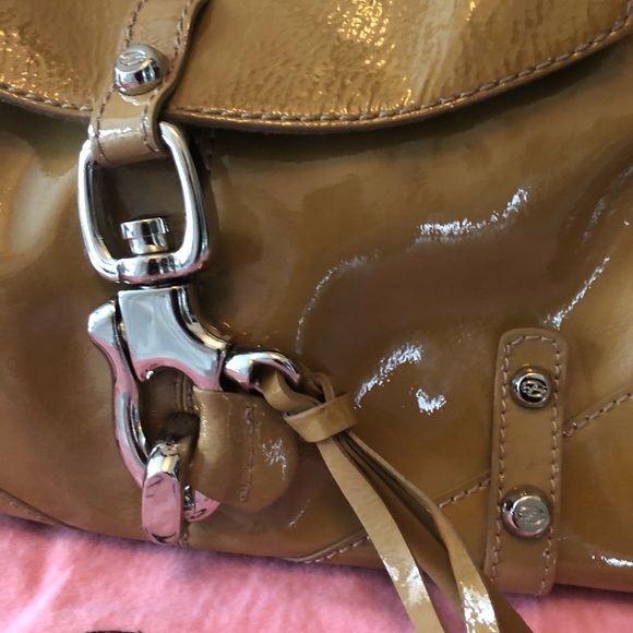 Francesco Biasia Patent Leather Shoulder Bag - Picture 6 of 8